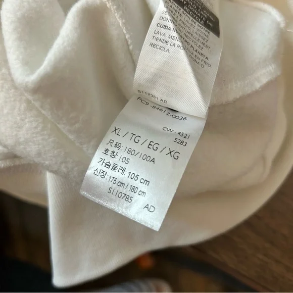 💕 Levi Strauss Signature White Canadiana Signature Hoodie XL - Picture 9 of 13